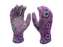 Krafter Gartenhandschuh Polyester, 9/L, Lila/Mehrfarbig
