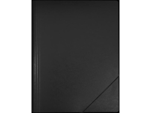 [90249620 1396625] EROLA Gummibandmappe A4 Pressspan Schwarz