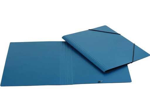 [90249621 1396628] EROLA Gummibandmappe A4 Pressspan Blau