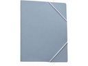 EROLA Gummibandmappe A4 Karton, Blau
