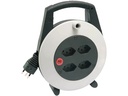 Brennenstuhl Kabelbox Vario-Line 4x T13 10 m, Lichtgrau