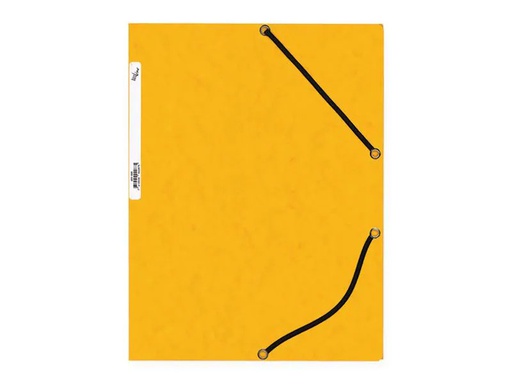 [90249731 1400760] Büroline Gummibandmappe Karton, A4 Gelb