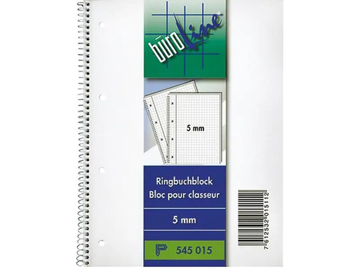 [90249758 1400731] Büroline Notizheft Collegeblock A4 kariert, 80 Blatt
