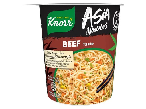 [90043767 1212926] Knorr Becher Asia Noodles Beef 63 g