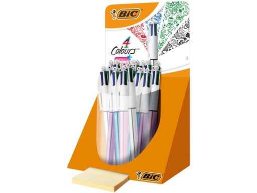 [90249840 1407898] BIC Kugelschreiber 4-Colours Shine 0.32 mm, 20 Stück