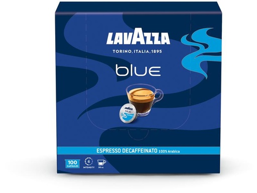 [90249954 1406646] Lavazza Kaffeekapseln Blue Espresso Decaffeinato 100 Stück
