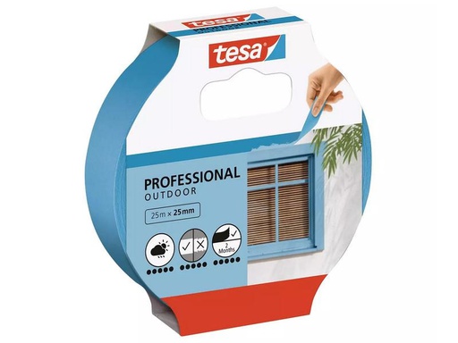 [90249965 1382633] tesa Klebeband Professional Outdoor 25 m x 25 mm