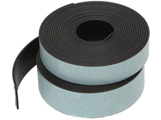 [90249968 1405477] Berec Magnetstreifen 25 mm x 3 m, Schwarz