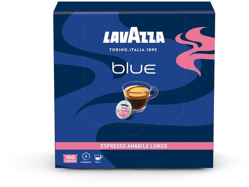 [90249986 1406645] Lavazza Kaffeekapseln Blue Espresso Amabile Lungo 100 Stück