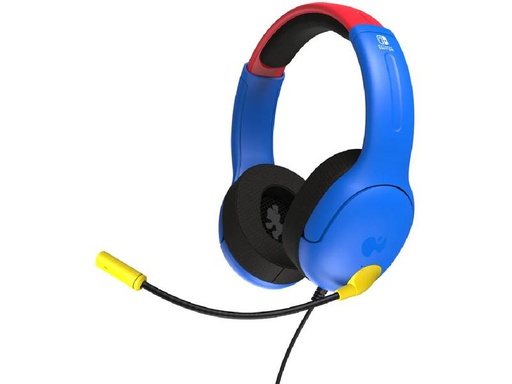 [90250056 1437377] PDP Headset Airlite Mario Blau/Rot