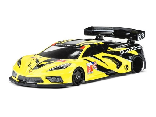 [90250060 1432105] Proline Karosserie Chevrolet Corvette C8 unlackiert, 1:12