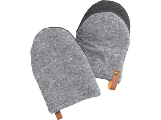 [90250069 1430594] Wenko Küchenhandschuh Ada mini Grau, 2 Stück