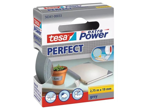 [90250085 1382610] tesa Gewebeband Extra Power Perfect 2.75 m x 19 mm