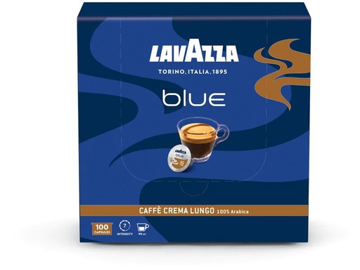 [90250092 1406643] Lavazza Kaffeekapseln Blue Caffè Crema Lungo 100 Stück