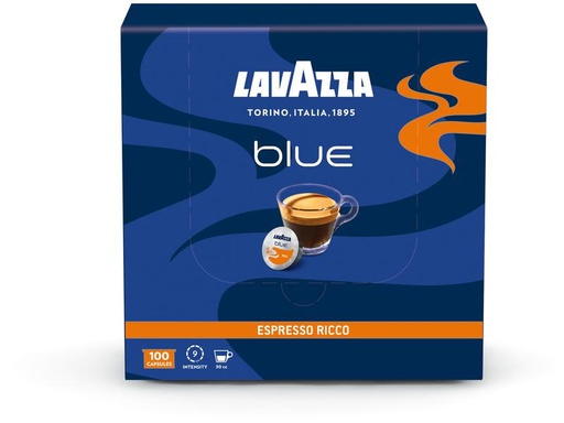 [90250141 1406649] Lavazza Kaffeekapseln Blue Espresso Ricco 100 Stück