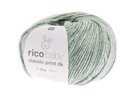 [90043826 945210] Rico Design Wolle Baby Classic Print dk 50 g Petrol; Grün