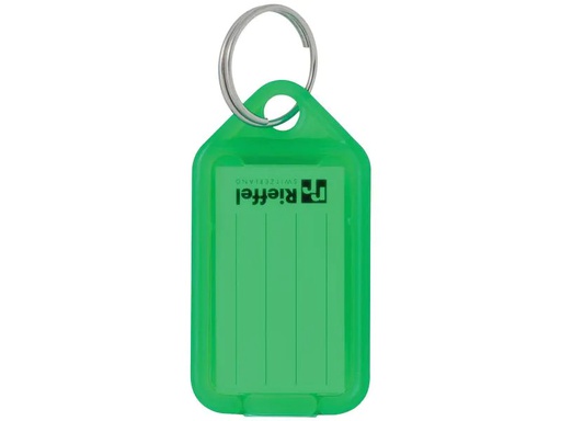 [90250166 1404354] Robert Rieffel Schlüsselanhänger KeyTag 100 Stück, Grün