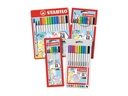 STABILO Fasermaler Pen 68 brush 10er Plastiketui