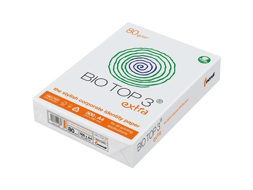 [90250268 1408656] Bio Top Kopierpapier Bio Top 3 Extra A4, Weiss, 80 g/m², 500 Blatt