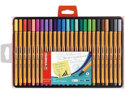 [90250338 1405371] STABILO Fineliner point 88 25er Etui
