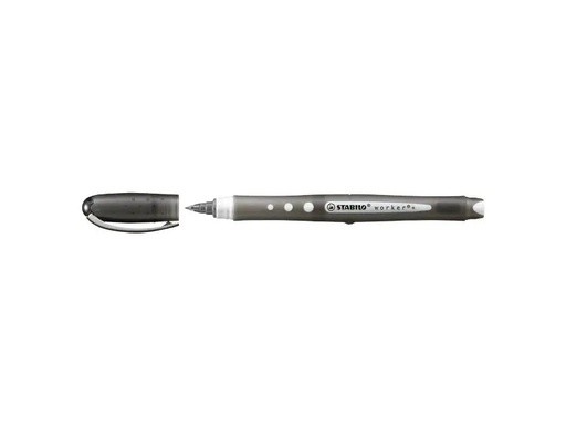 [90250349 1405242] STABILO Rollerball Worker+ colorful 0.5 mm, Schwarz
