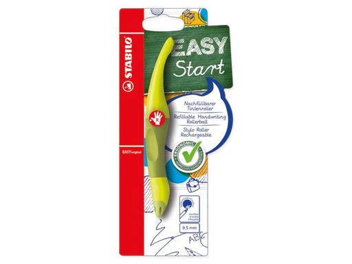 [90250351 1405378] STABILO Rollerball Easy Start 0.5 mm, Grün