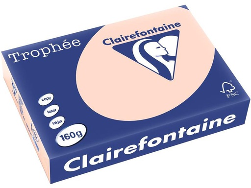 [90250360 1400015] Clairefontaine Kopierpapier Trophée Colored Copy FSC A4, Rot, 160 g/m²