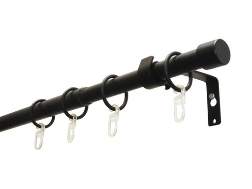 [90250372 1430172] Gardinia Vorhangstange Set Cap 120 - 190 cm