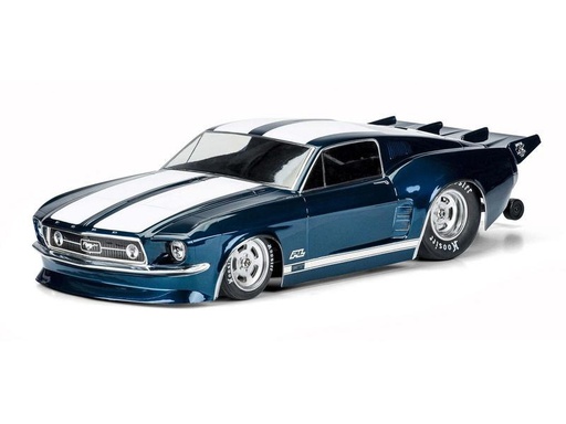[90250375 1432160] Proline Karosserie Ford Mustang 1967 Drag unlackiert, 1:10