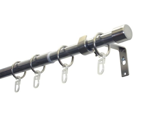[90250384 1430171] Gardinia Vorhangstange Set Cap 120 - 190 cm