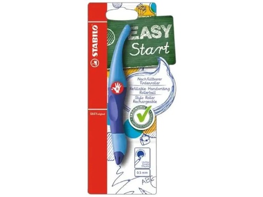 [90250460 1405376] STABILO Rollerball Easy Start 0.5 mm, Blau