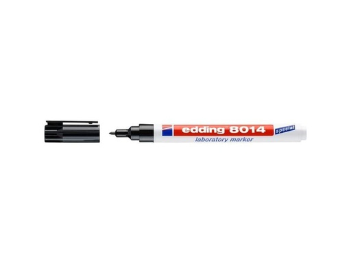 [90250476 1399334] edding Permanent-Marker Labor 8014 1.0 mm, Schwarz