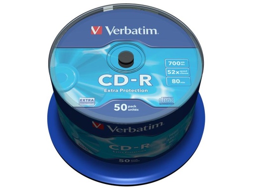 [90043929 38154] Verbatim CD-R 0.7 GB, Spindel (50 Stück)