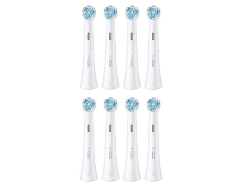 [90250542 1428682] Oral-B Zahnbürstenkopf iO Ultimative Reinigung, Weiss, 8 Stück