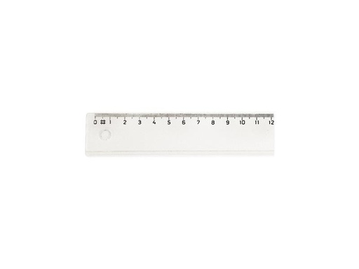 [90250672 1400756] Büroline Lineal Massstab 20 cm Transparent