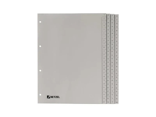 [90250691 1413431] Büromaterial Register A4, Zahlen 1-100 1-100