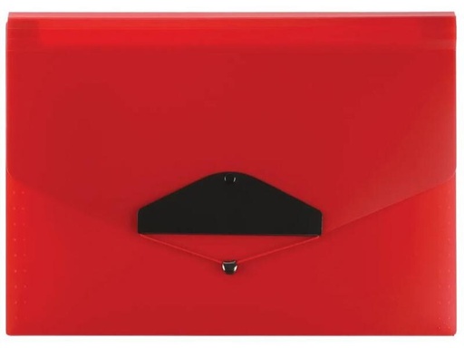 [90250772 1400752] Büroline Fächermappe A4, 6-teilig Rot