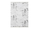 Gardinia Plissée Bella mit Blättern 40 x 130 cm, Weiss/Grau