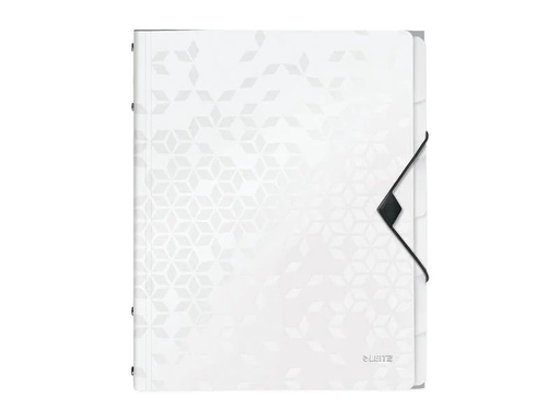 [90250836 1392460] Leitz Ordnungsmappe WOW 6-teilig, Weiss