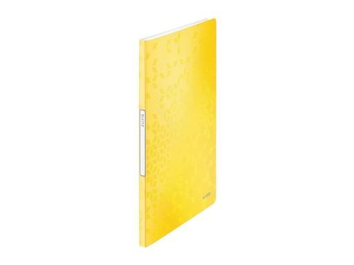 [90250924 1392557] Leitz Sichtbuch WOW Gelb, mit 20 Sichthüllen