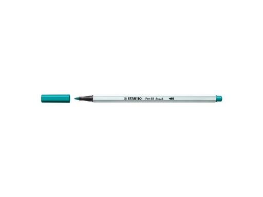 [90250974 1405405] STABILO Fasermaler Pen 68 brush Türkisblau