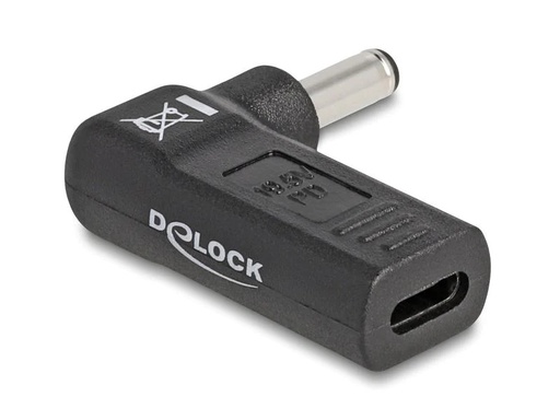 [90250980 1435554] Delock Adapter USB-C zu Dell 4.5 x 3.0 mm 90° gewinkelt