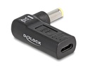 Delock Adapter USB-C zu 5.5 x 2.5 mm 90° gewinkelt