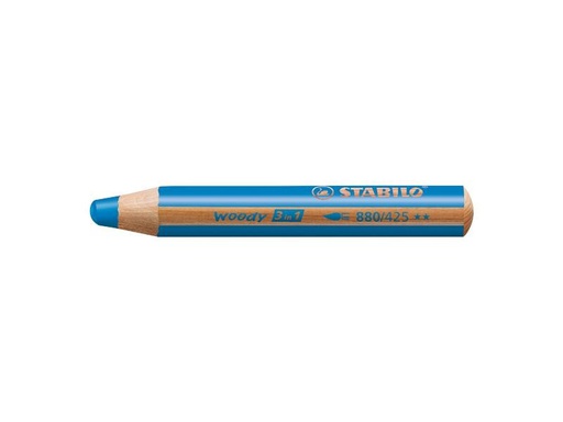 [90251075 1405418] STABILO Farbstifte Woody 3 in 1 Mittelblau