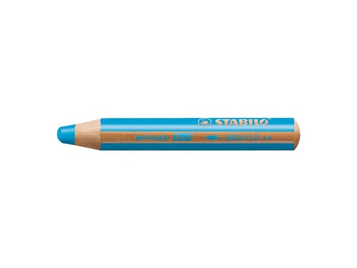 [90251078 1405419] STABILO Farbstifte Woody 3 in 1 Cyanblau