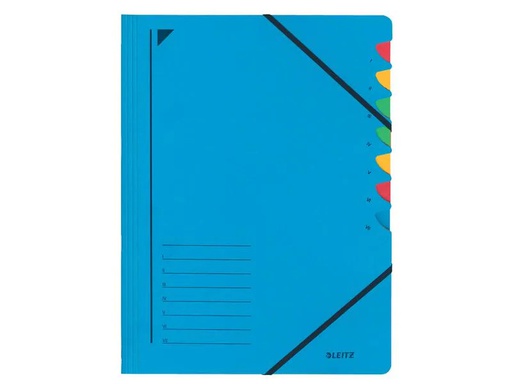 [90251080 1392420] Leitz Ordnungsmappe 7-teilig, Blau