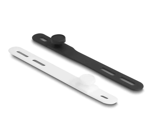 [90251086 1435581] Delock Kabelbinder Schwarz/Weiss 118 mm x 12 mm 10 Stück