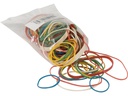 CONNECT Gummiband farbig, 75 Stück