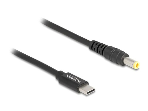 [90251161 1435567] Delock Ladekabel USB-C zu 5.5 x 2.5 mm Stecker 1.5 m
