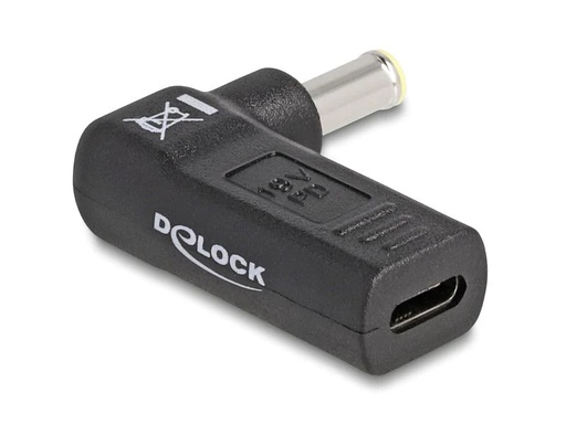 [90251162 1435564] Delock Adapter USB-C zu Samsung 5.5 x 3.0 mm 90° gewinkelt